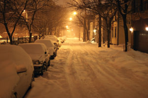 snow, Roads, Places, Vehicles, Cars, Winter, Seasonal, Night, Lights, Snowing