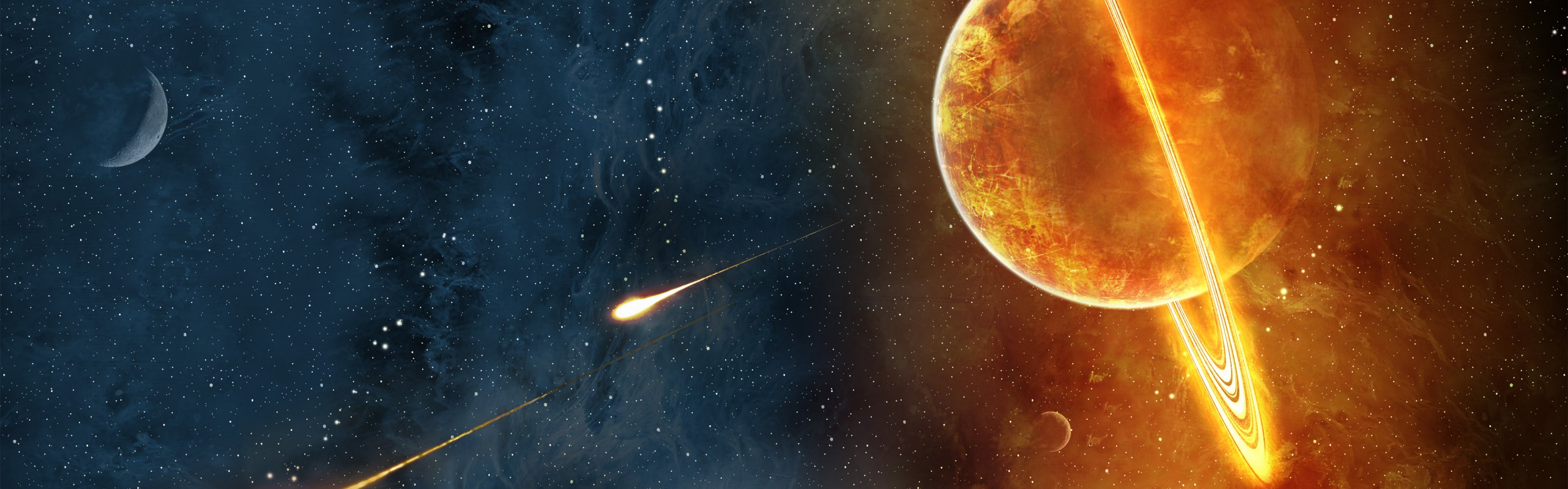 outer, Space, Stars, Galaxies, Planets Wallpaper