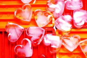 abstract, 3d, Hearts, Colors, Bright, Festive, Love, Romance, Ice, Contrast