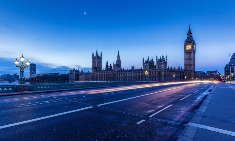 england, Bridges, Roads, London, Night, Big, Ben, Cities HD Wallpaper Desktop Background