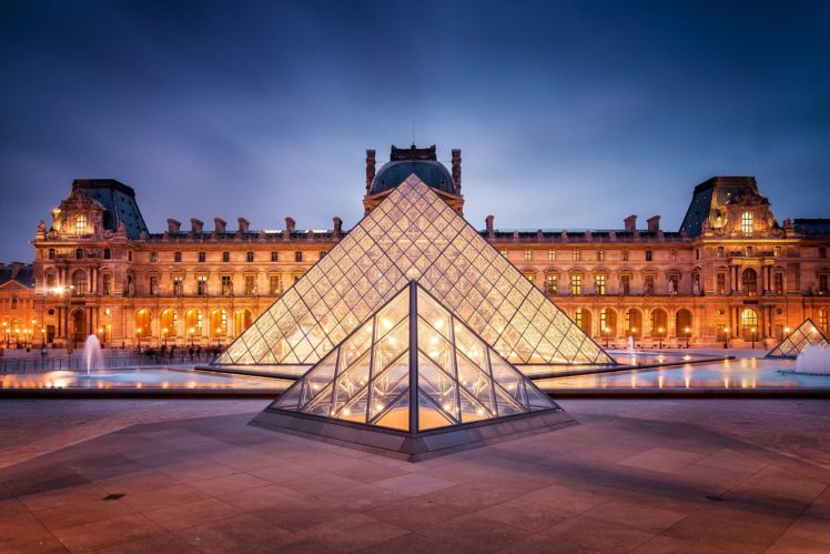 paris, Louvre, France HD Wallpaper Desktop Background