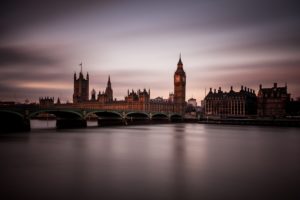 twilight, England, Evening, London