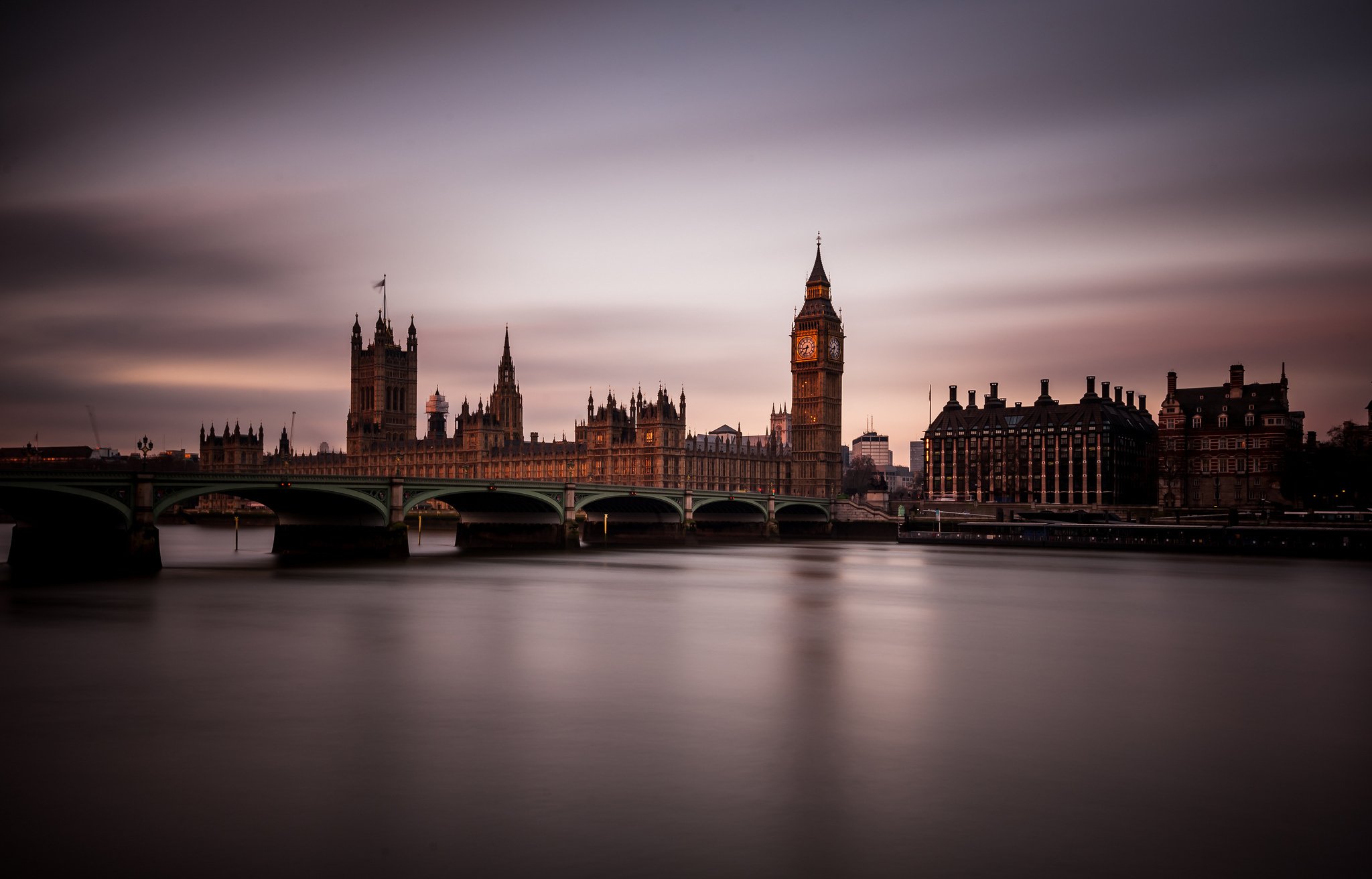 twilight, England, Evening, London Wallpaper