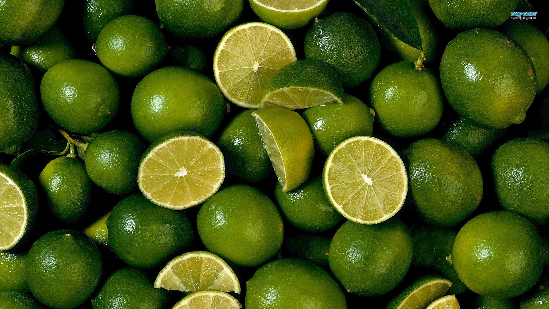 green, Fruits, Limes, Green, Lemons Wallpaper