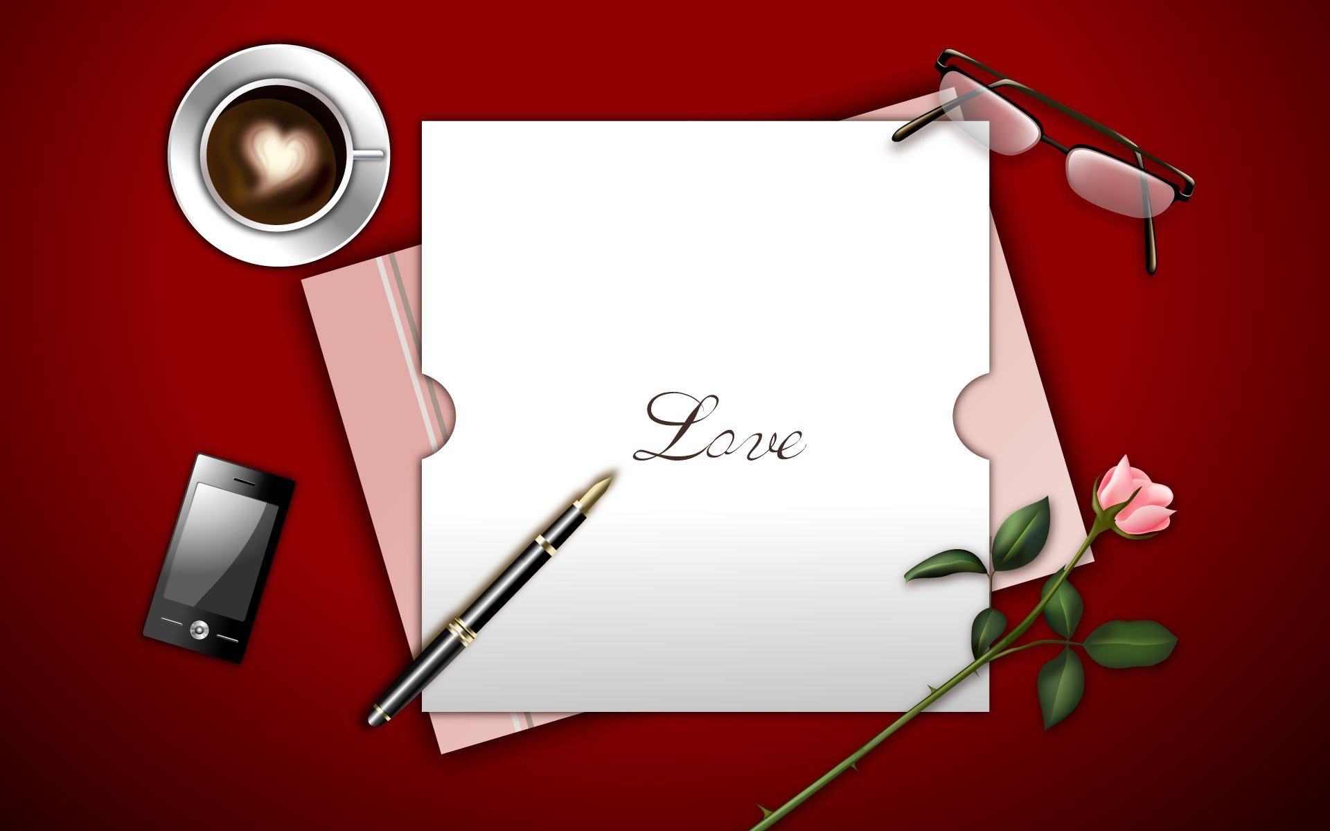 love, White, Gifts, Valentines, Day, Hearts Wallpaper