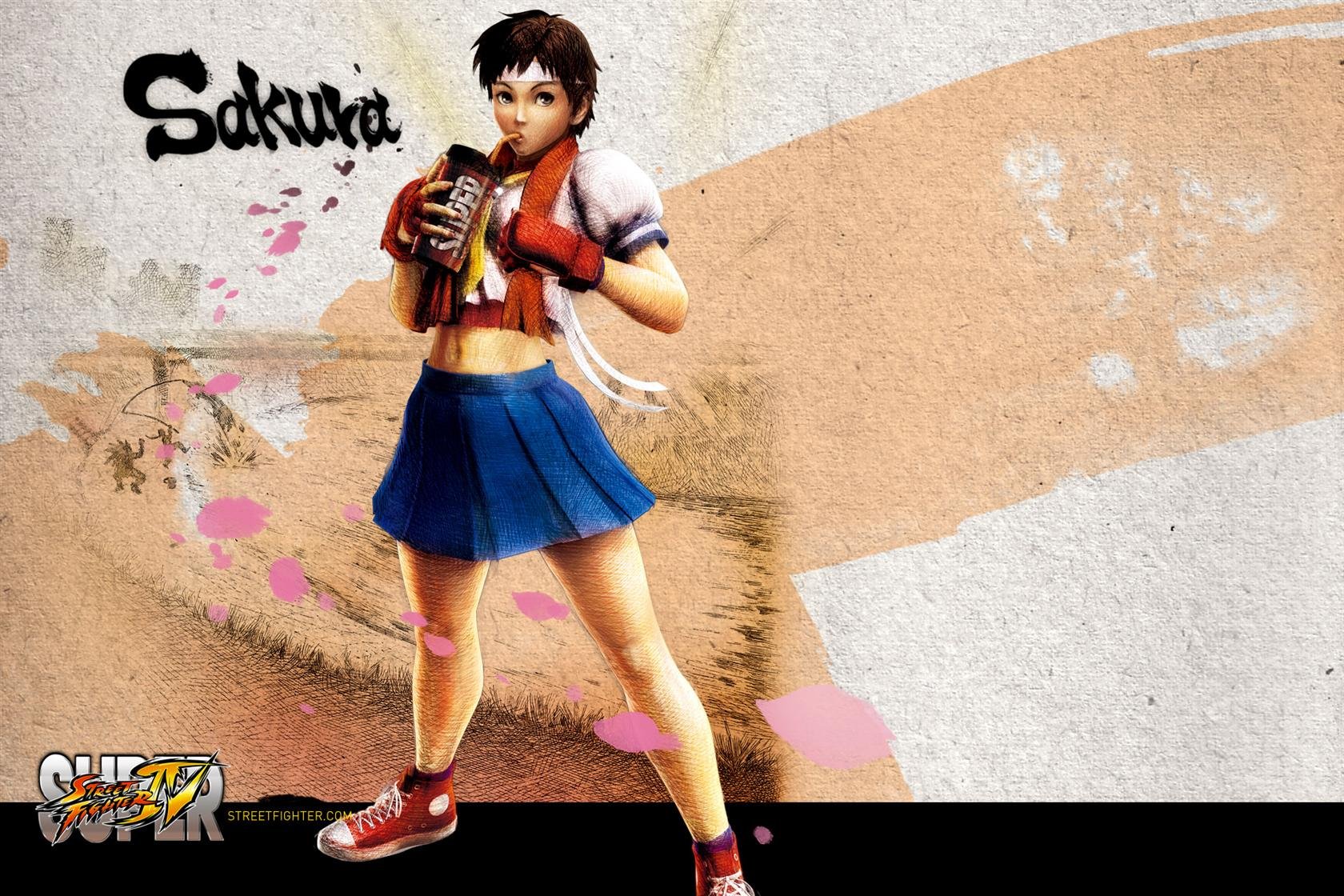 sakura,  , Super, Street, Fighter, Iv Wallpaper