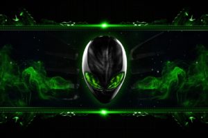 green, Alienware, Digital, Art, Alien