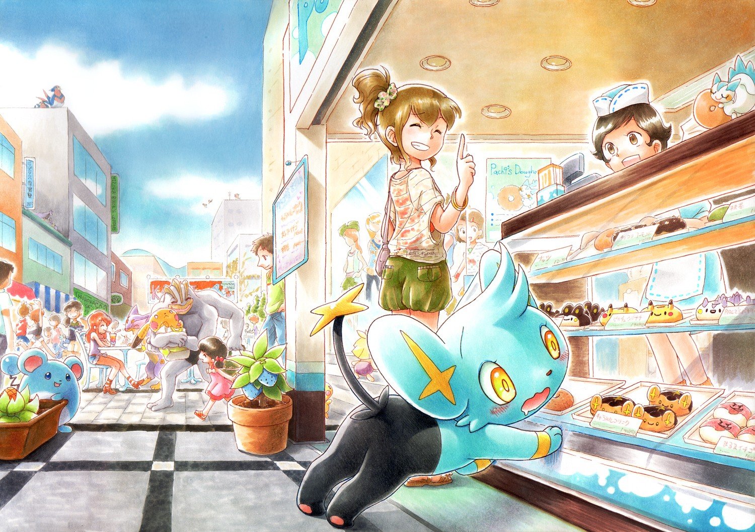 pokemon, Video, Games, Food, Pikachu, Anime, Anime, Girls Wallpapers HD /  Desktop and Mobile Backgrounds