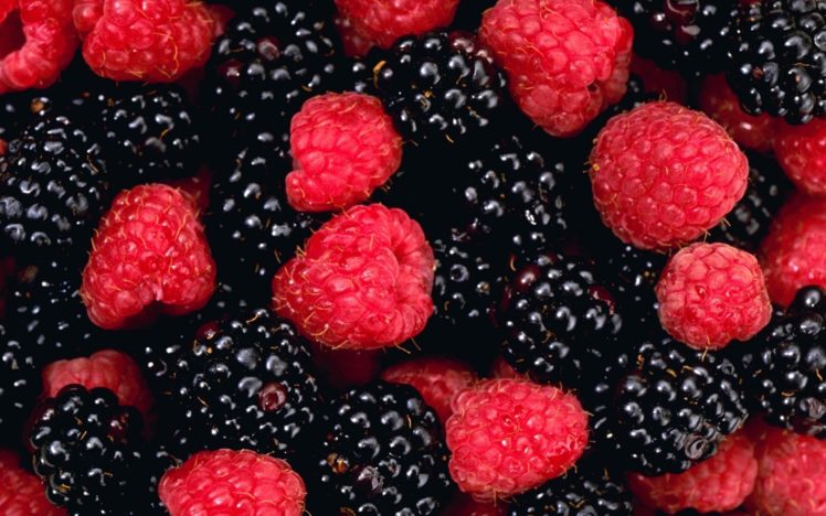 fruits, Raspberries, Blackberries HD Wallpaper Desktop Background