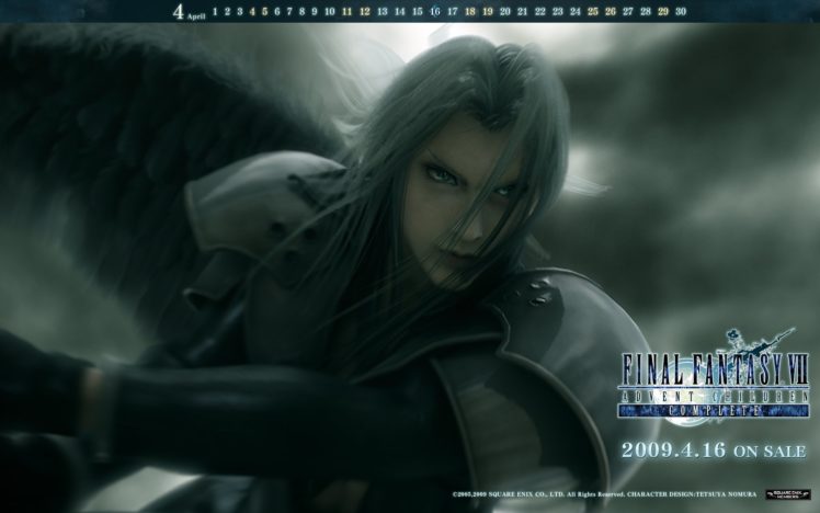 final, Fantasy, Final, Fantasy, Vii, Advent, Children, Sephiroth HD Wallpaper Desktop Background