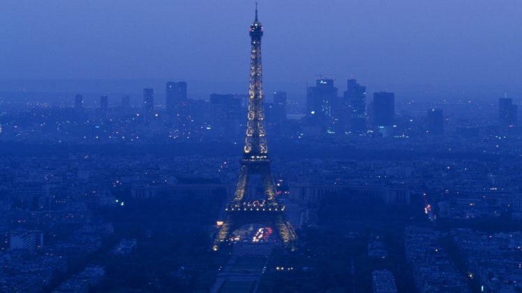 eiffel, Tower, Paris, Night, France HD Wallpaper Desktop Background