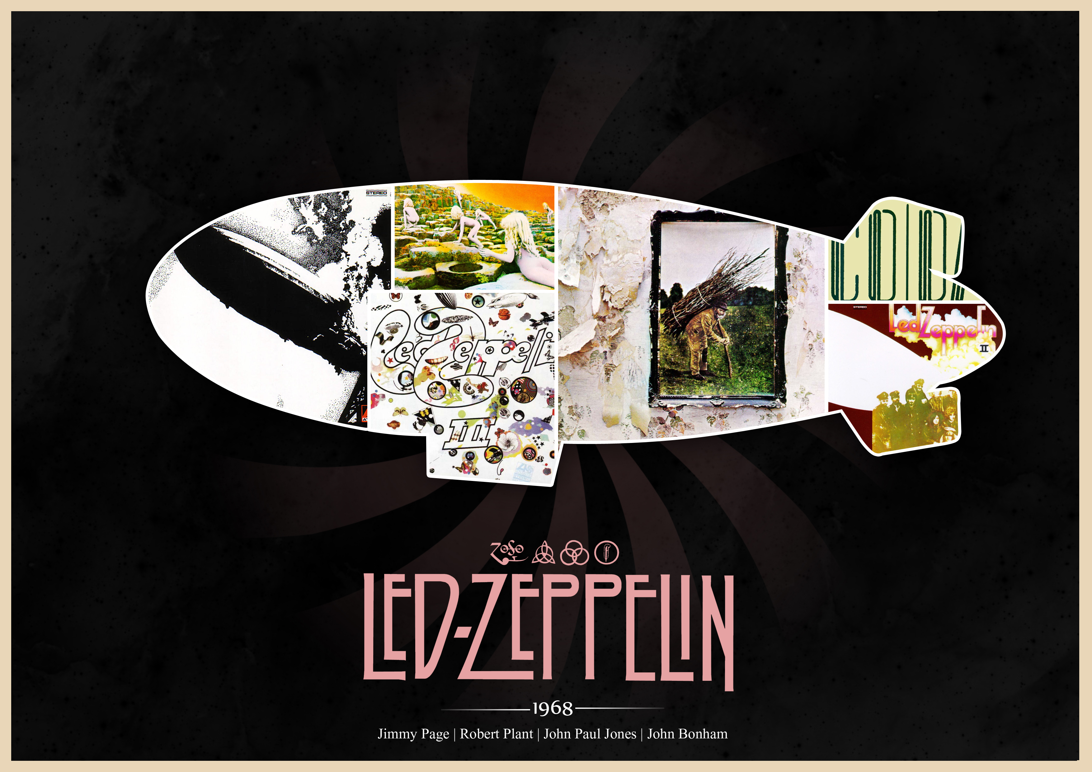 led, Zeppelin, Hard, Rock, Classic, Groups, Bands, Jimmy, Page, Robert, Plant, Album, Covers Wallpaper