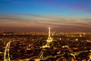 eiffel, Tower, Paris, Cityscapes, Skylines, Morning