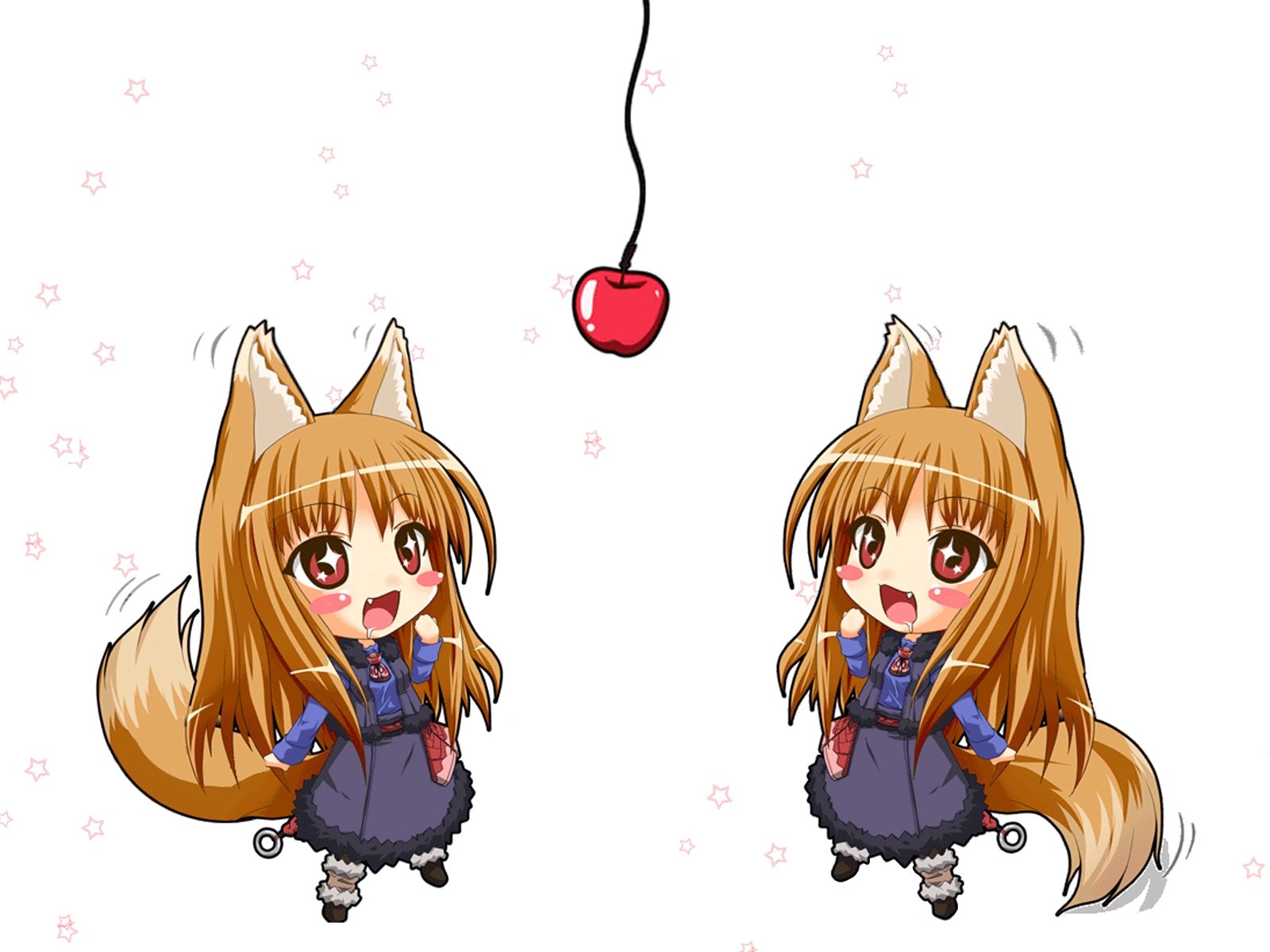 spice, And, Wolf, Animal, Ears, Holo, The, Wise, Wolf Wallpaper