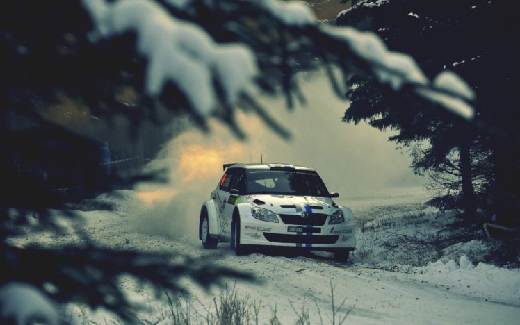 snow, Cars, Skoda, Racing, Cars, Aoazkoda HD Wallpaper Desktop Background