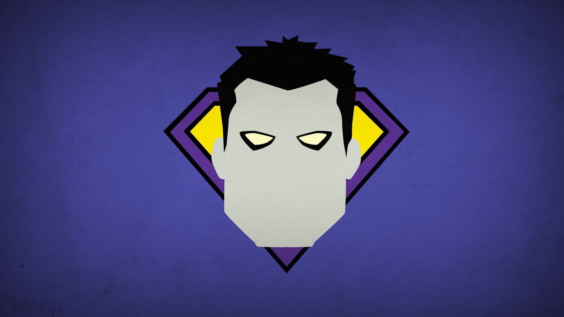 minimalistic, Dc, Comics, Bizarro, Purple, Background, Villians, Blo0p Wallpaper