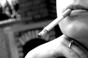 women, Smoke, Monochrome, Cigarettes