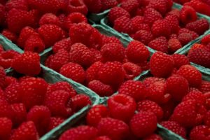 fruits, Raspberries