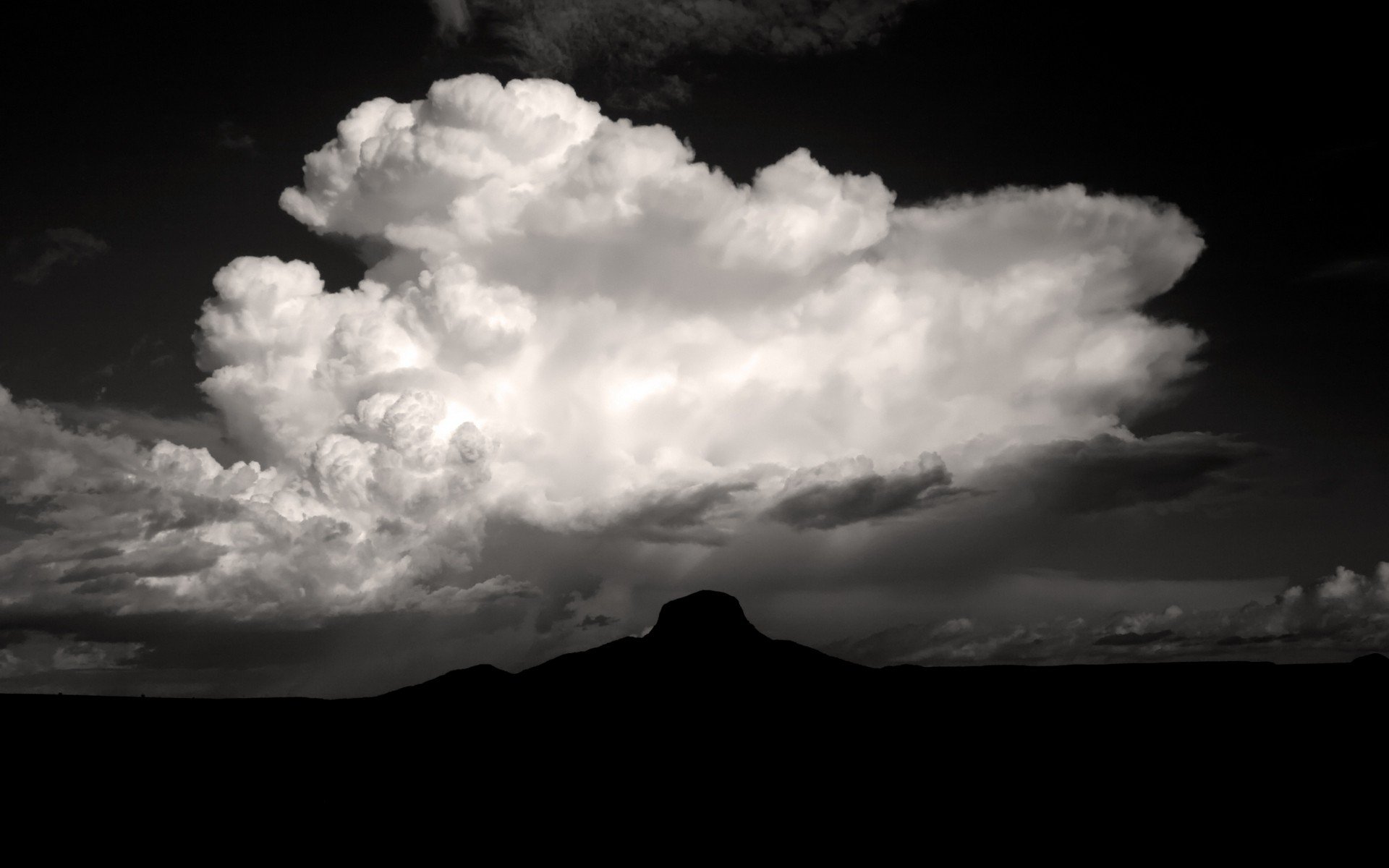 clouds, Monochrome, Skyscapes Wallpaper