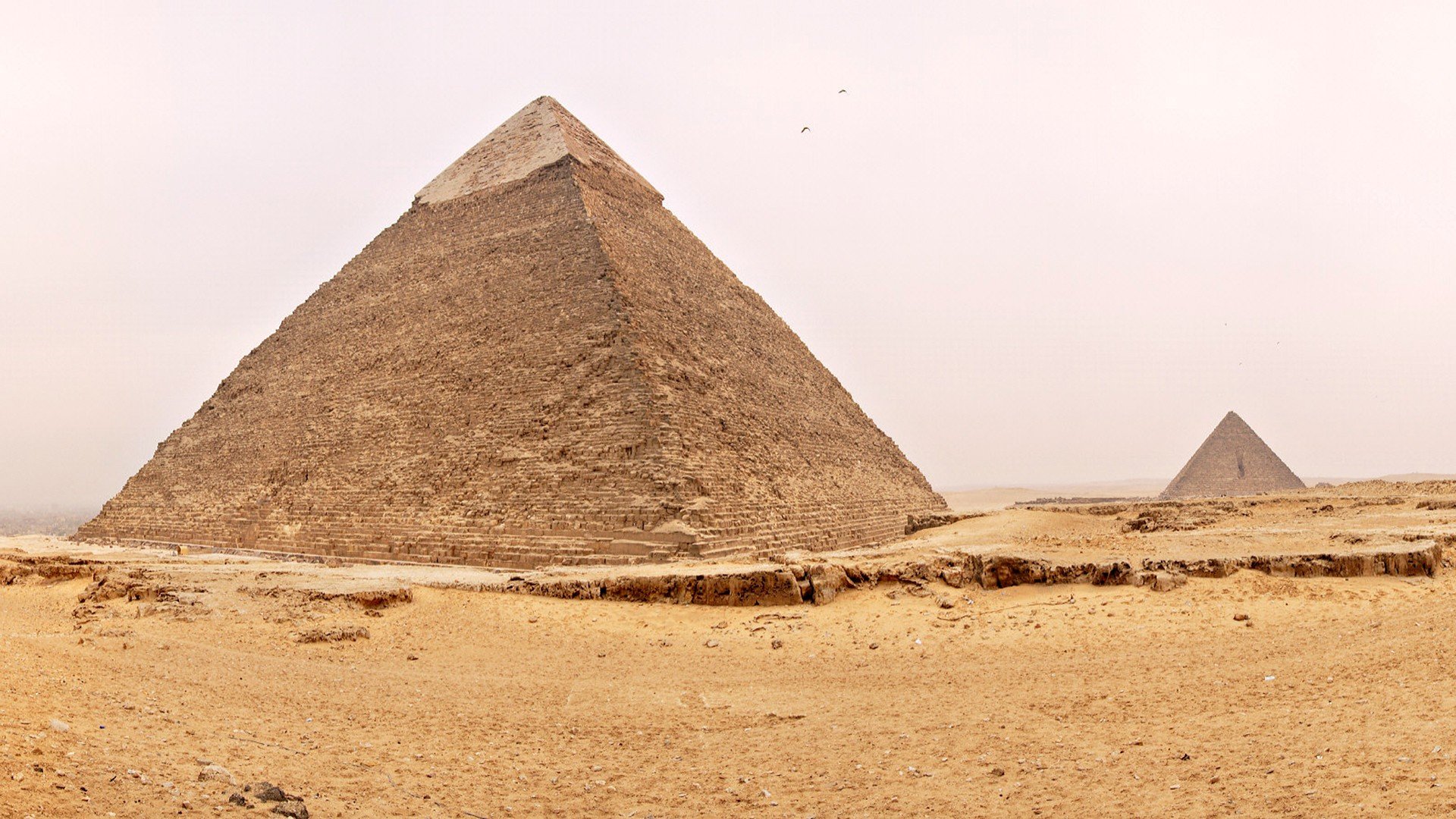 deserts, Egypt, Giza, Pyramids Wallpaper