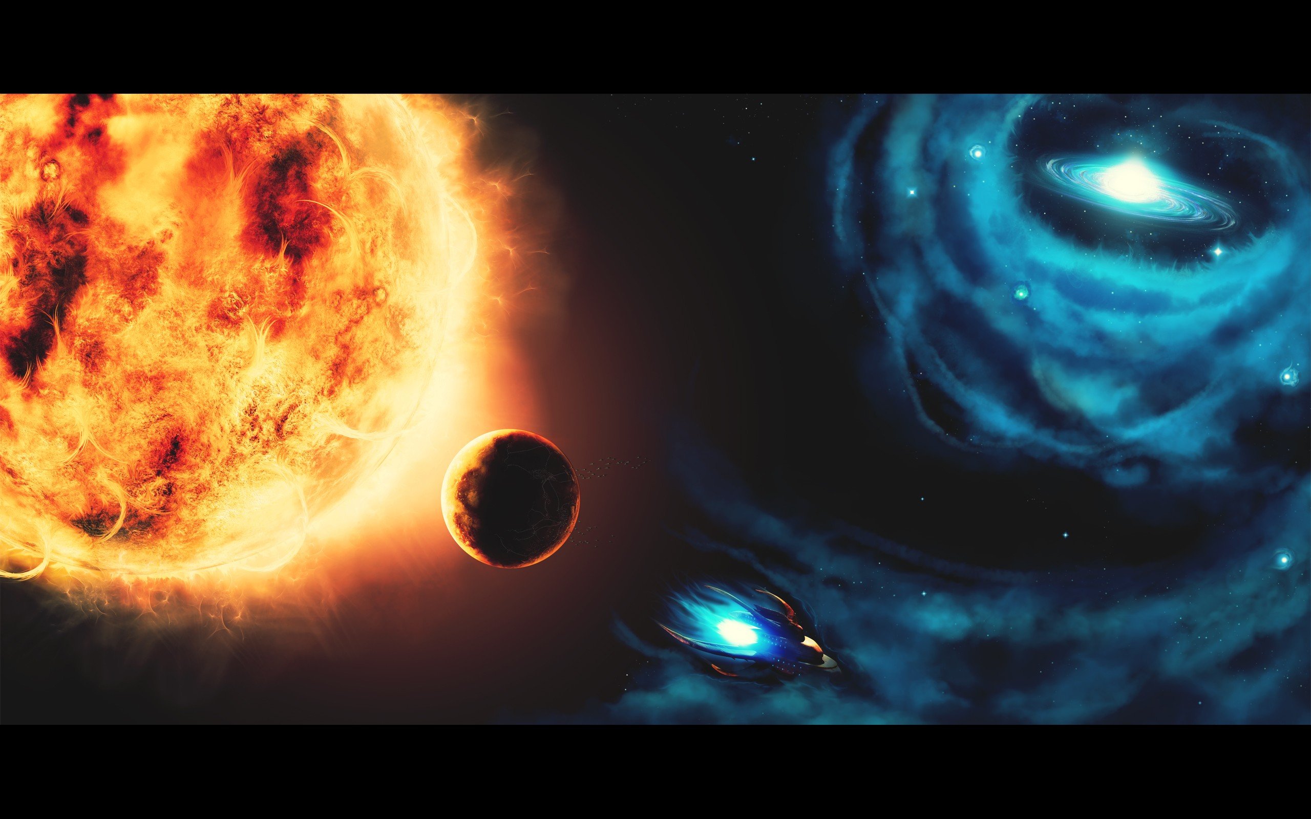 outer, Space, Galaxies Wallpaper