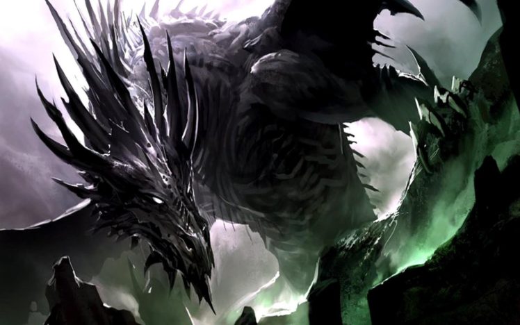 dragons, Digital, Art HD Wallpaper Desktop Background