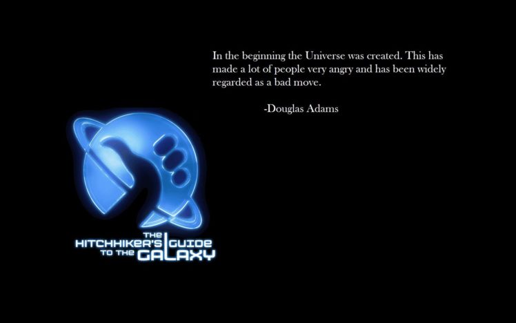douglas, Adams, The, Hitchhikers, Guide, To, The, Galaxy HD Wallpaper Desktop Background