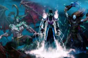 world, Of, Warcraft, Wow, Video, Games, Fantasy, Warrior, Magic, Wizard, Sorcerer, Magician, Dragons, Art, Dark, Demons, Chain