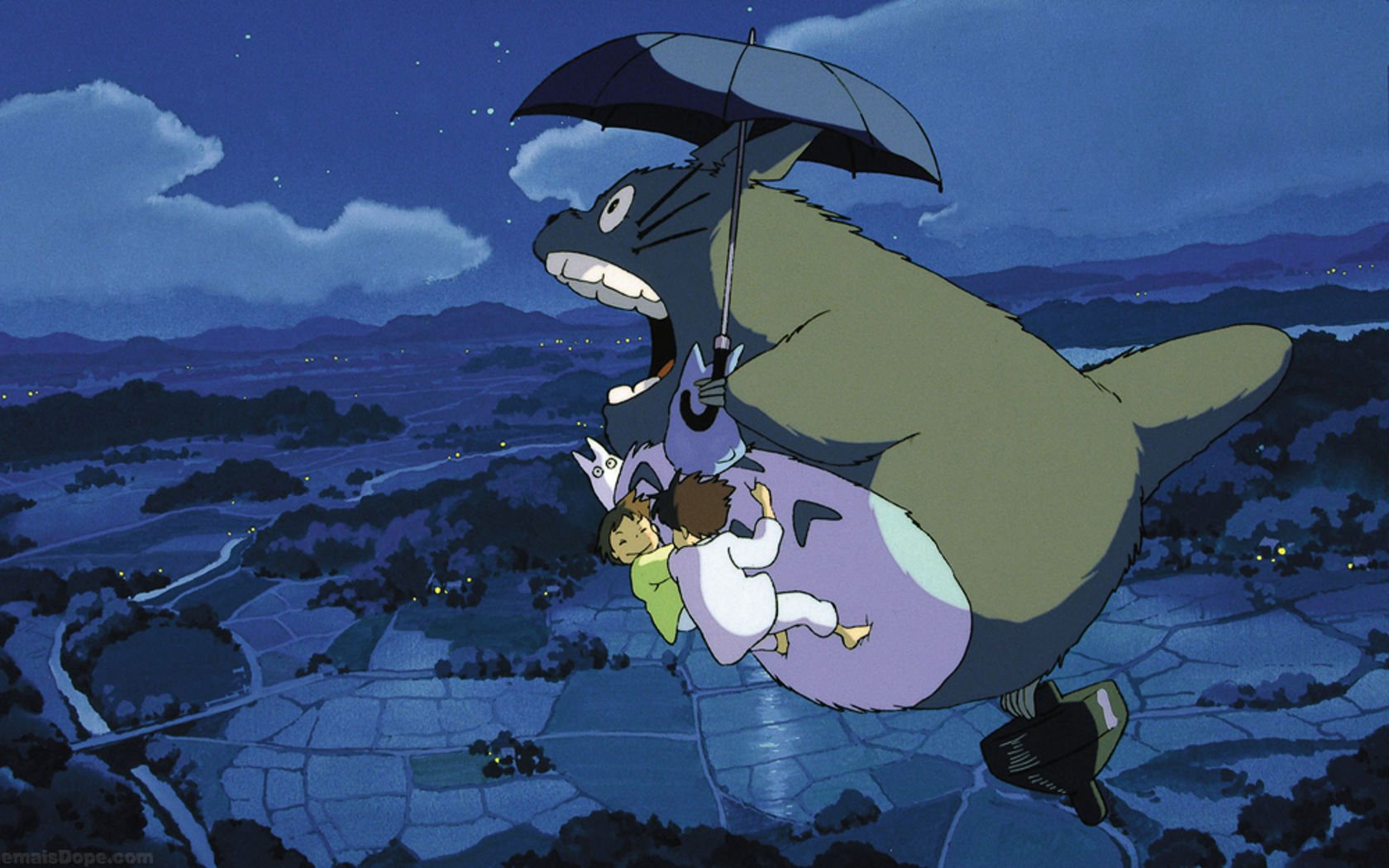 hayao, Miyazaki, Totoro, My, Neighbour, Totoro, Artwork, Studio, Ghibli, Anime Wallpaper