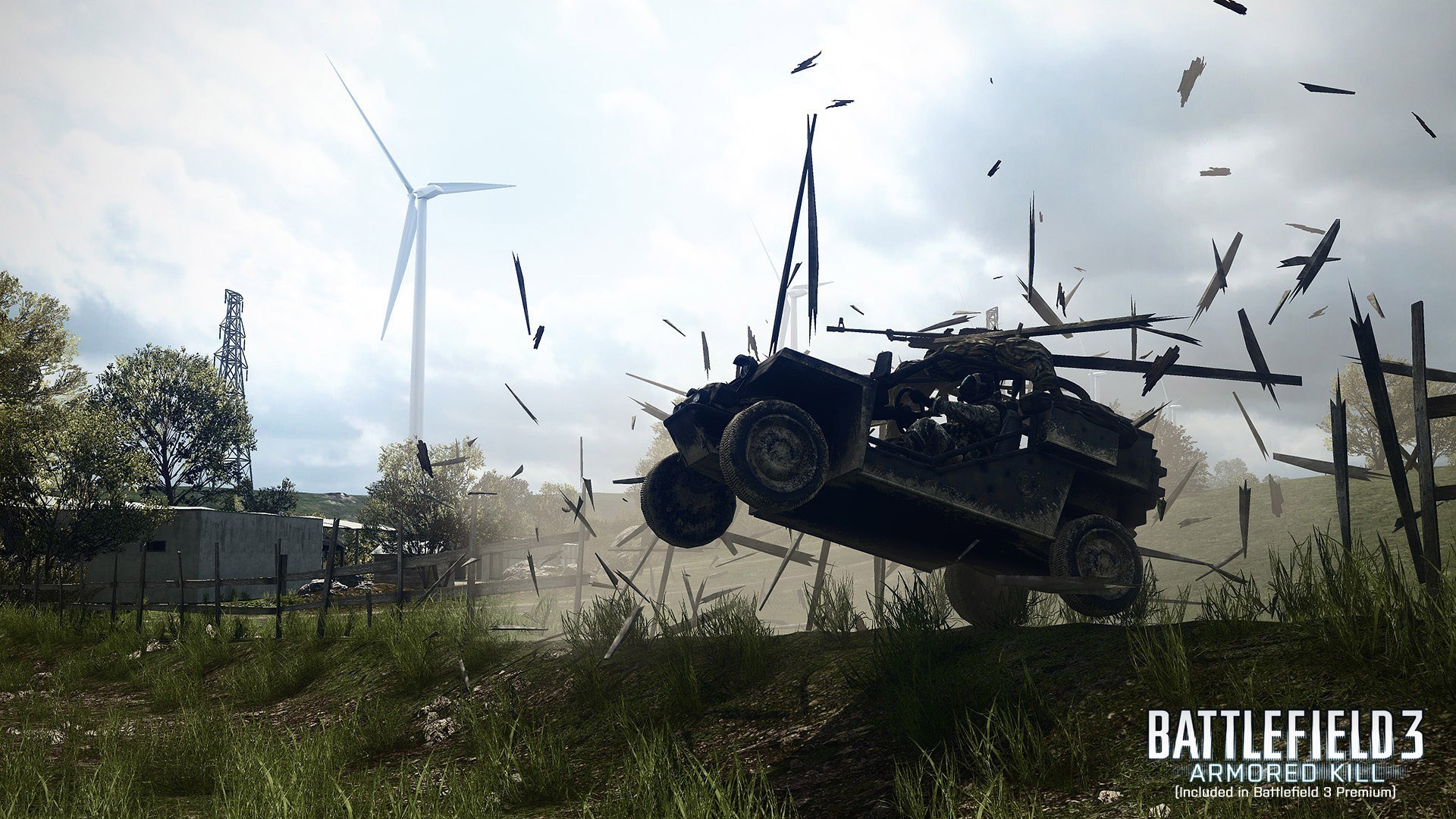 battlefield, 3, Military, Weapons, Guns, Explosion, Motion, Action, Sky, Clouds Wallpaper