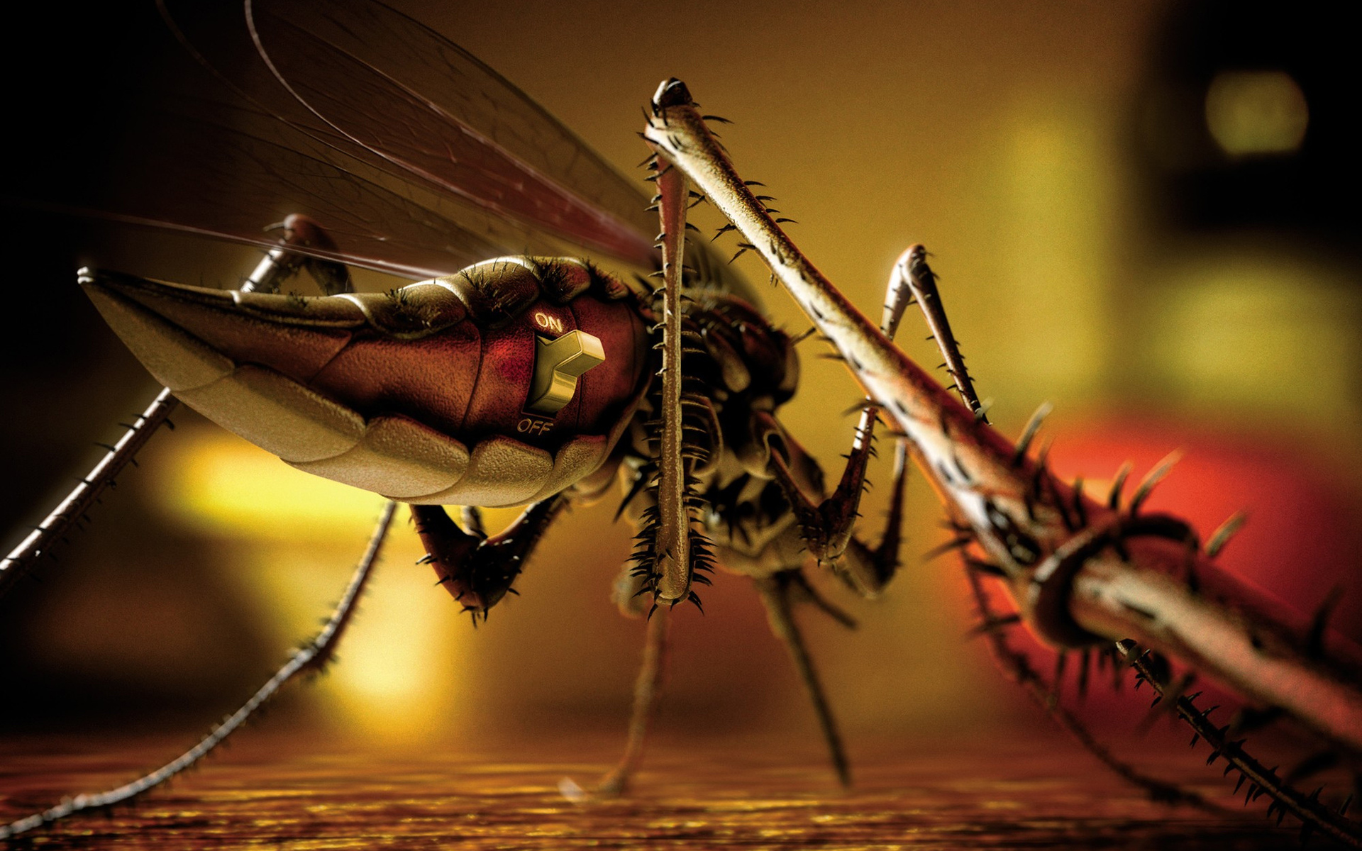 mosquito, Animal, Insect, Sci, Fi, Science, Fiction, Steampunk, Punk, Mech, Tech, Detail, Robot, Cyborg Wallpaper