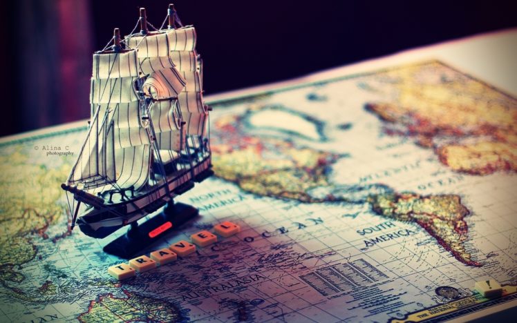 world, Maps, Continents, Vehicles, Ships, Travel, Boats, Vacation, Detail, Schooner HD Wallpaper Desktop Background