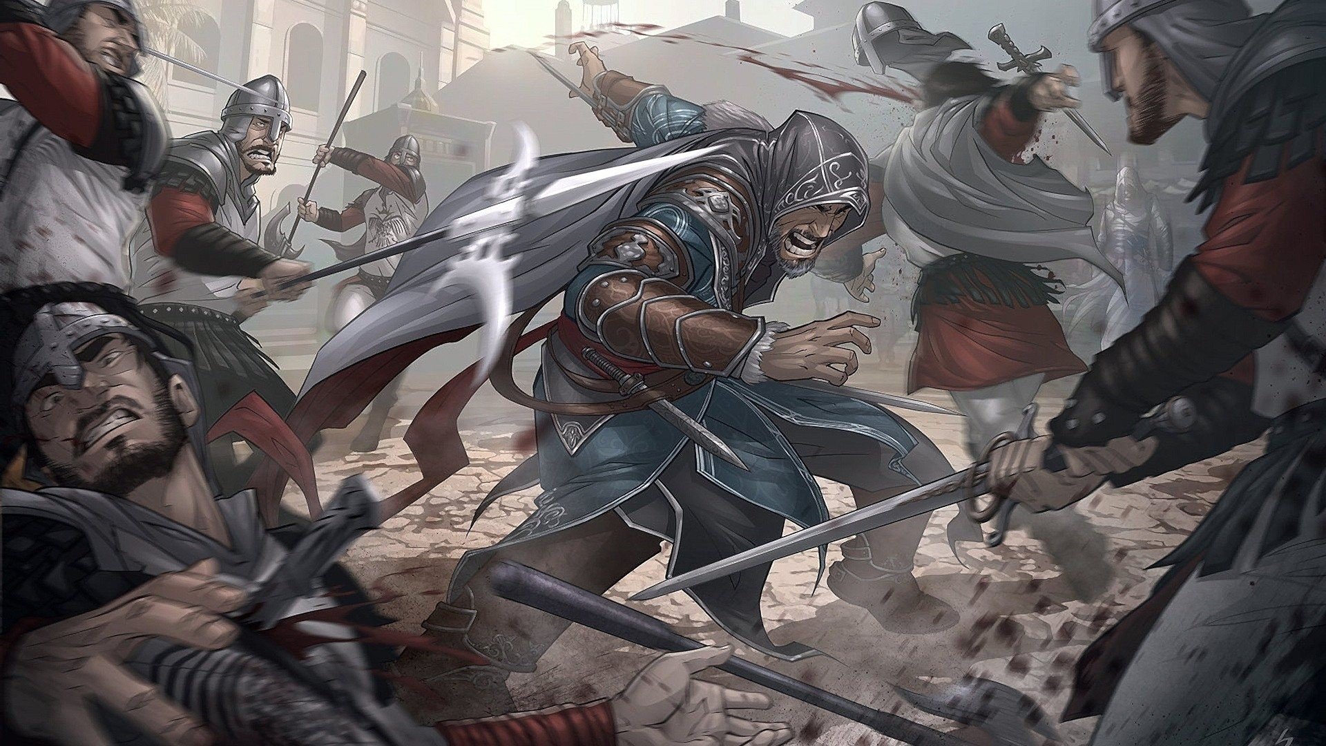wall, Assassins, Creed, Revelations, Game Wallpaper