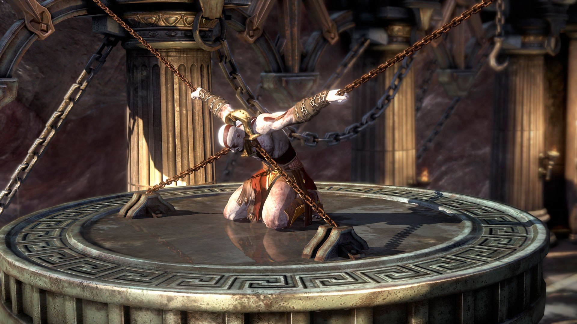 chains, Kratos, God, Of, War , Ascension Wallpaper
