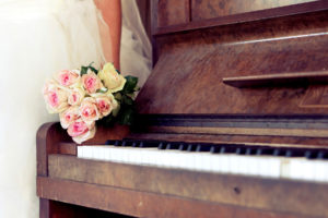 music, Piano, Musical, Instrument, Flowers, Bokeh, Bouquet, Mood