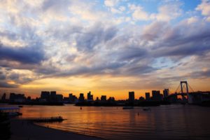 sunset, Japan, Clouds, Tokyo, Cityscapes, Cities