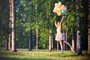 mood, Emotion, Balloon, Color, Trees, Forest, Nature, Women, Females, Girls, Babes, Model, Sensual
