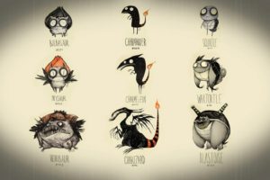 pokemon, Drawing, Tim, Burton, Cartoon, Creatures, Monsters, Charactors