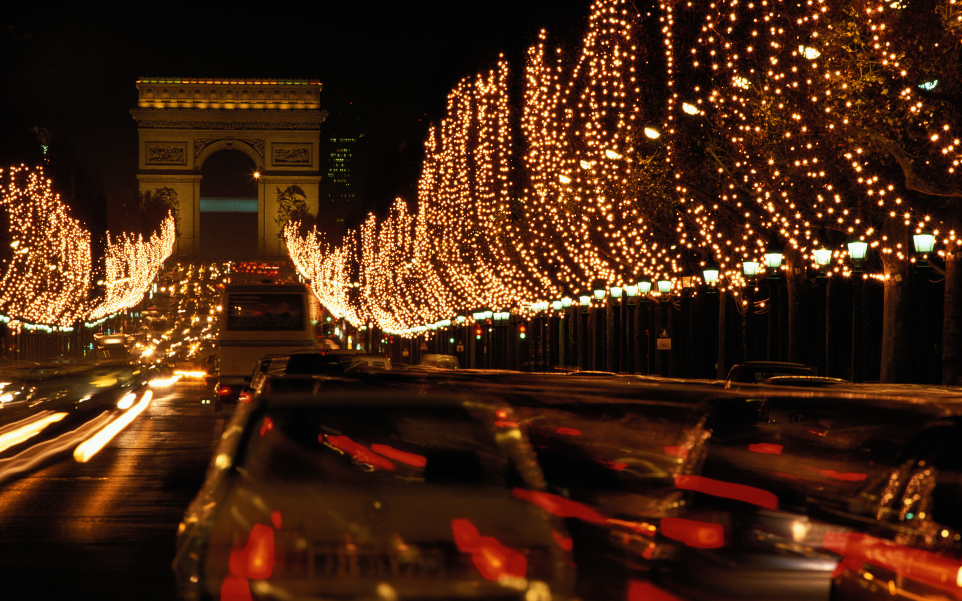 new, Yearand039s, Eve, 2013, In, Paris, France, Arc, De, Triomphe, Avenue, Des, Champs elysees, Traffic, Roads, Timelapse, Lapse, Vehicles, Cars, Monument, Trees, Light, Night, Architecture, World, Buildings Wallpaper