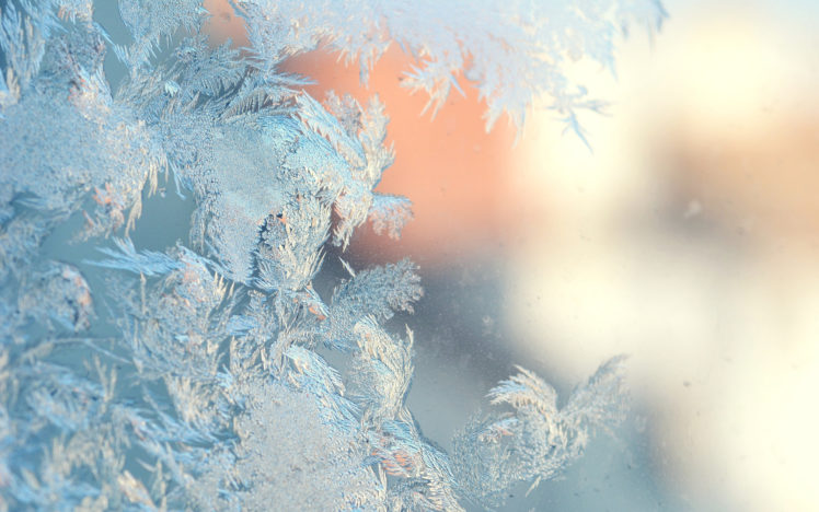 nature, Frost, Winter, Seasons, Window, Glass, Mood, Bokeh, Cold, Freezing, Photography HD Wallpaper Desktop Background