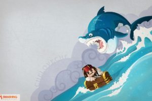 pirates, Sharks, Backgrounds