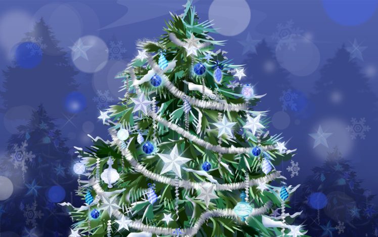 christmas, Christmas, Trees HD Wallpaper Desktop Background