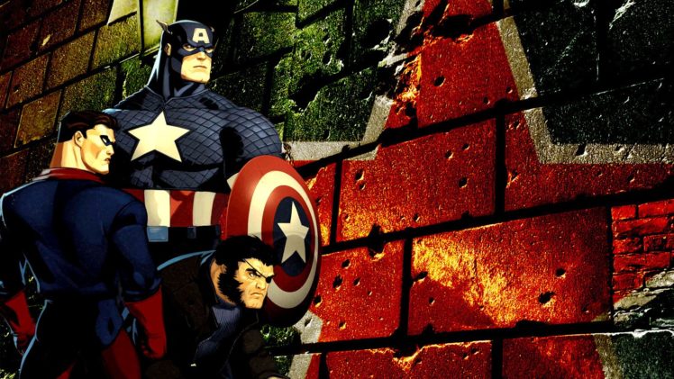 captain, America, Wolverine, Bucky HD Wallpaper Desktop Background