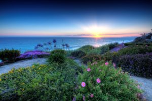 san, Clemente, California, Sunset, Landscape