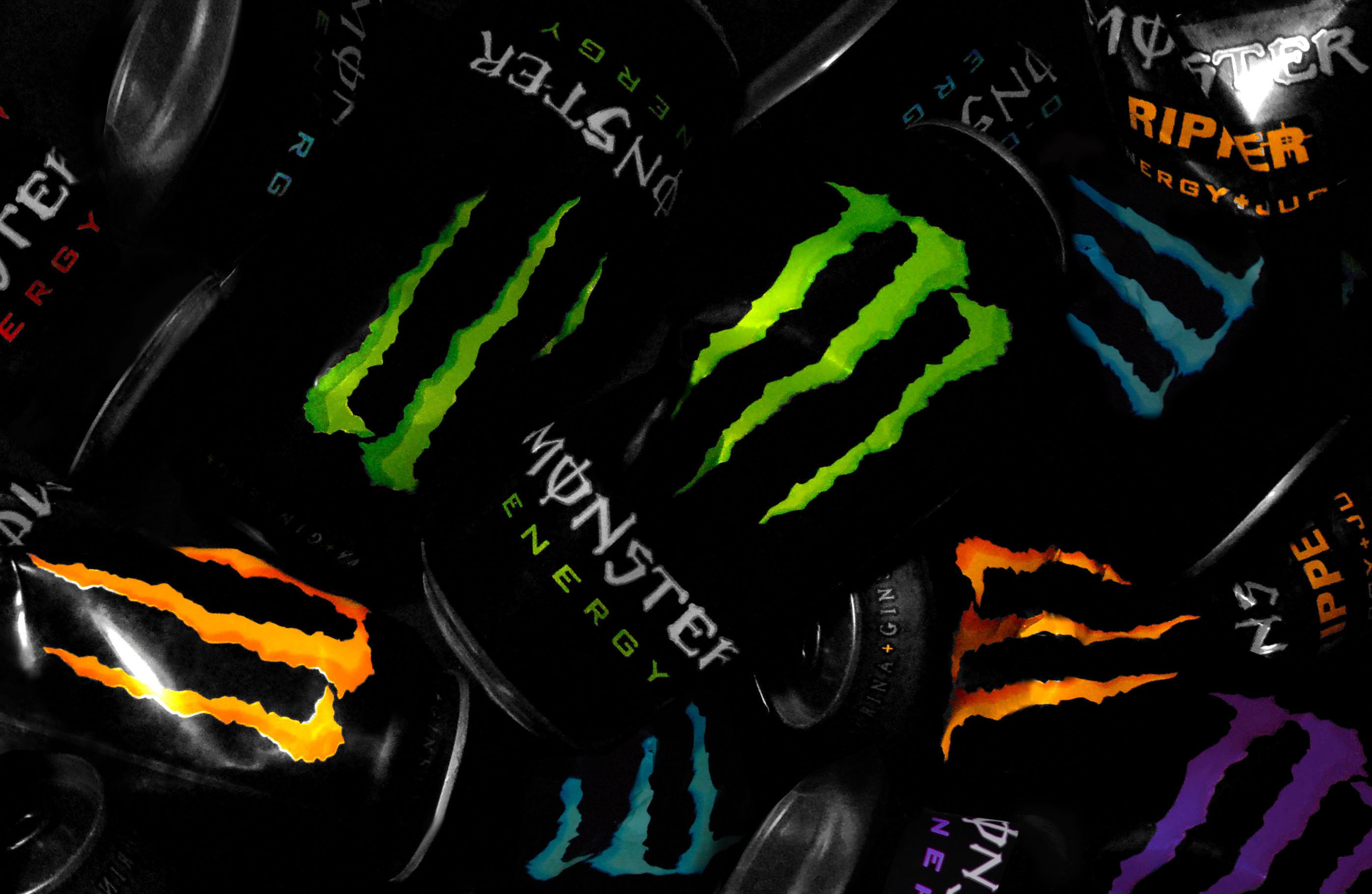 many monster energy tins photo picture hd wallpaper free drink brands logo picture monster energy backgrounds hd Wallpaper