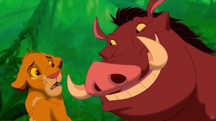 cartoons, Disney, Company, Simba, The, Lion, King, Pumba HD Wallpaper Desktop Background