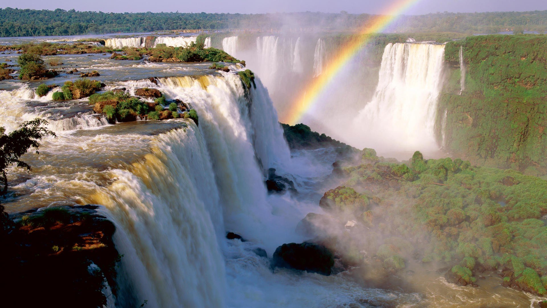 argentina, Devil, Falls, Waterfalls Wallpaper