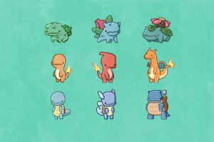pokemon, Bulbasaur, Venusaur, Ivysaur, Wartortle, Charmeleon, Squirtle, Blastoise, Charizard, Charmander, Starter