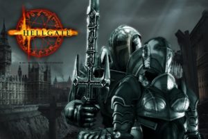 hellgate, London, Fantasy, Action, Sci fi, Poster, Warrior, Knight, Armor, Weapon, Sword