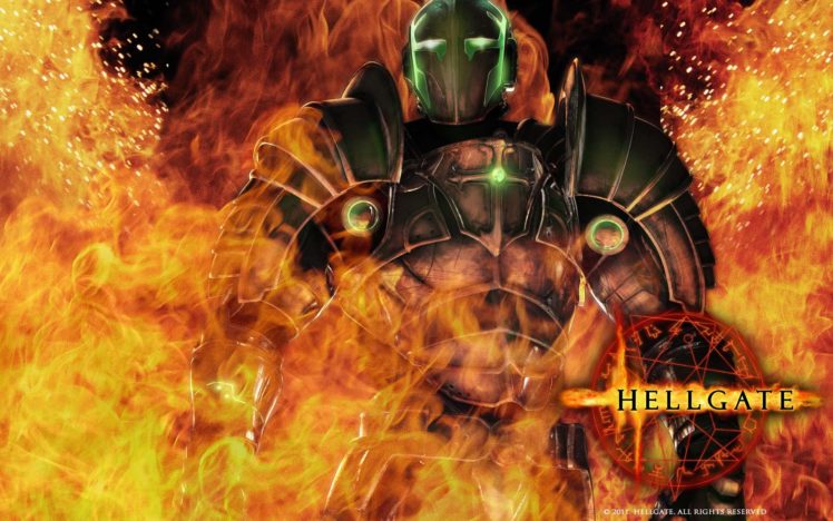 hellgate, London, Fantasy, Action, Sci fi, Warrior, Armor, Fire HD Wallpaper Desktop Background